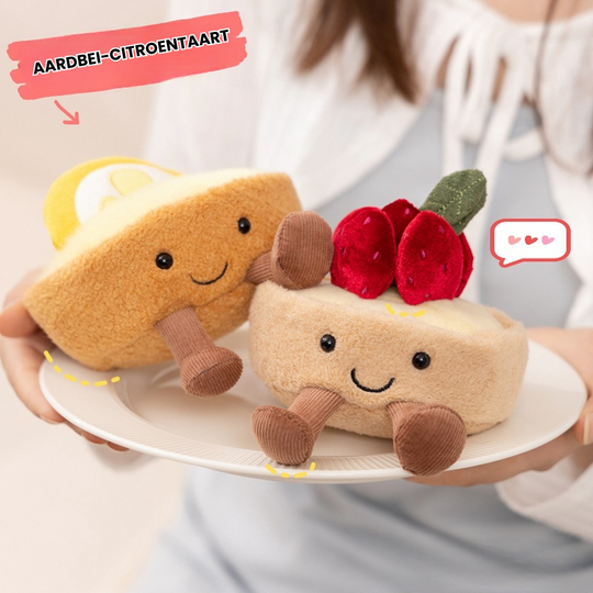 TartSnuggles – Aardbei & Citroen Taart Knuffels