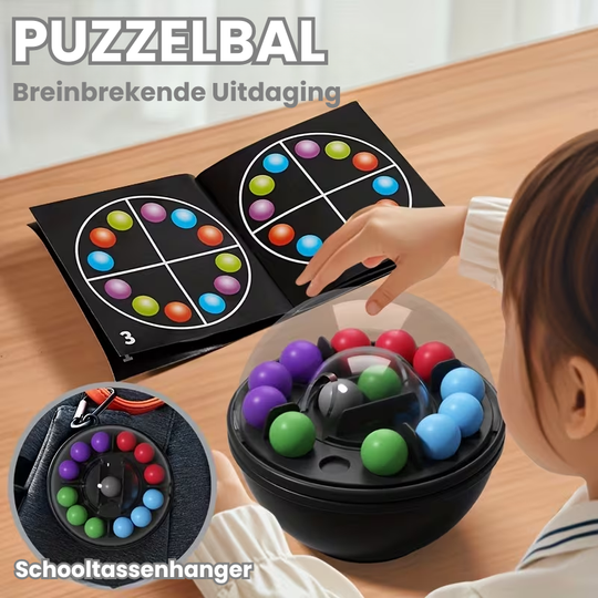 OrbitPuzzle™ – Roterende Puzzelbal met Haak voor Kinderen