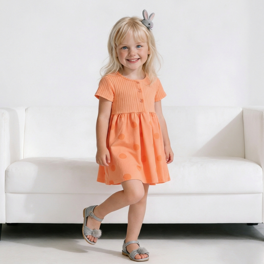 Rosa – Oranje Jurk