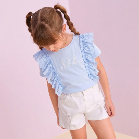 Viviana – Kant Ruffle T-shirt