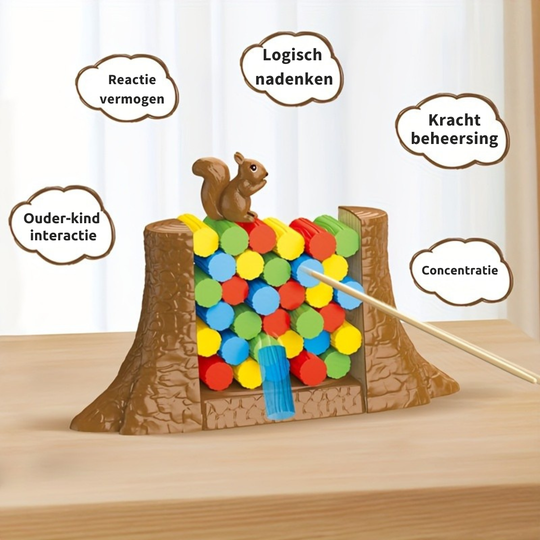 Eekie Tikkie™ – Interactief Eekhoorn Gezins voor Kinderen & Volwassenen | Gezelschapsspel 3 jaar+