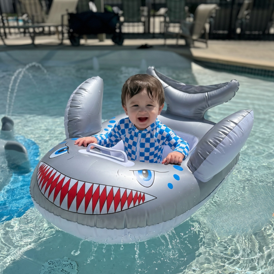 SplashBoat – Opblaasbare Baby Zwemband Boot