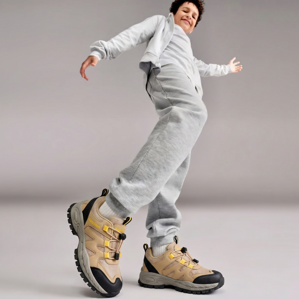 TrailAir – Kinder Outdoor Sneakers met Antislip Zool en Elastische Sluiting