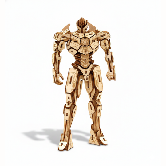 IronWood™ – 3D Houten Robot Puzzel