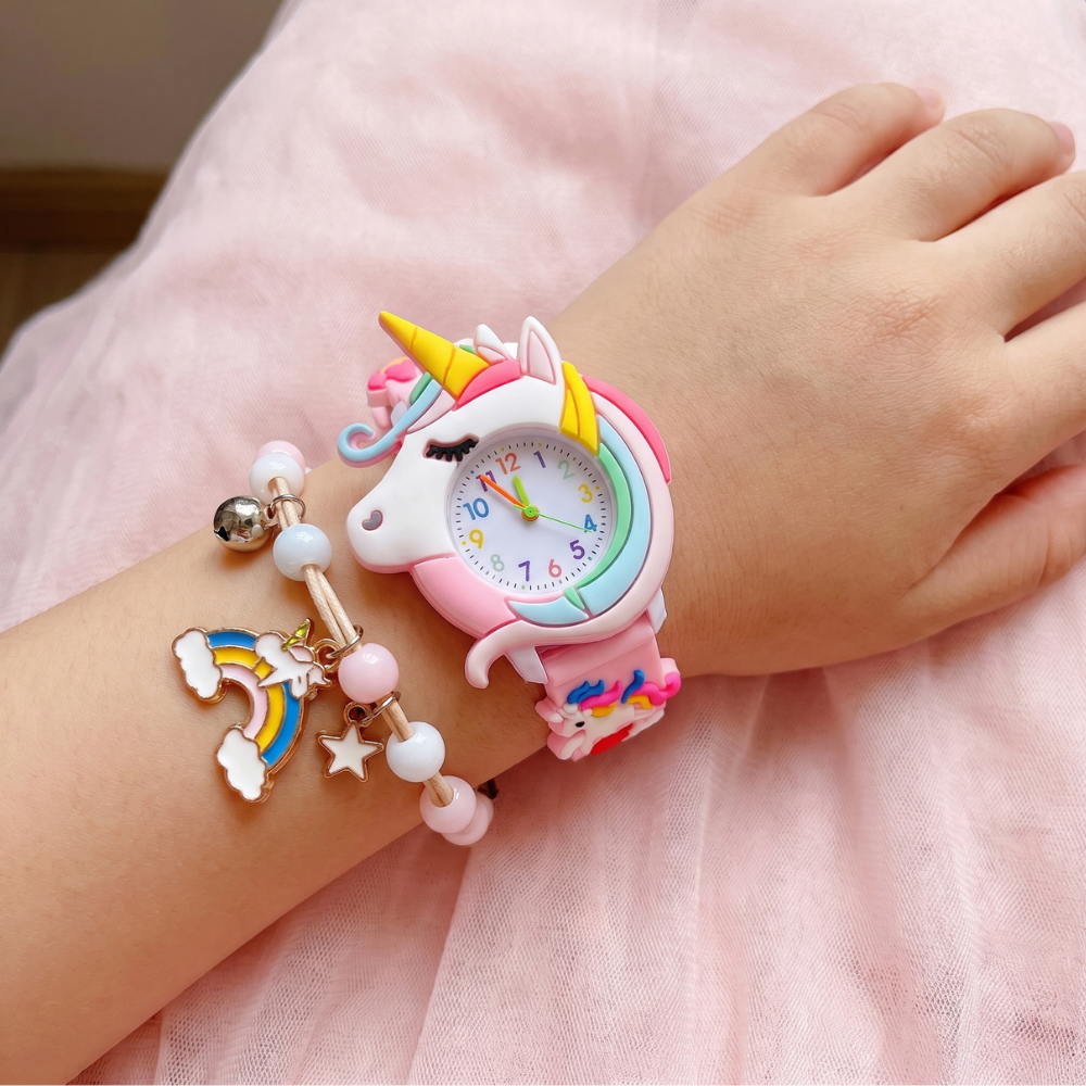 LunaTwinkle – Eenhoorn Horloge & Armband Set – Magisch Meidenaccessoire