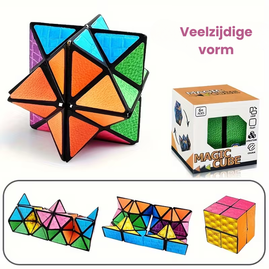 HexaFlip™ – Infinity Magic Cube – 3D Hexagon Ruimtepuzzel