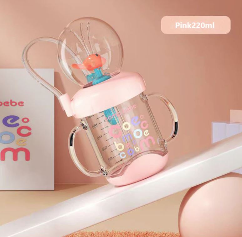 TinyTummy™ - Baby Drinkfles met Walvis Fontein