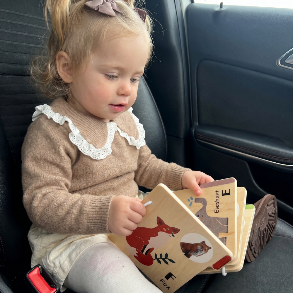AnimalLearn – Houten Dieren Leerboek voor Peuters