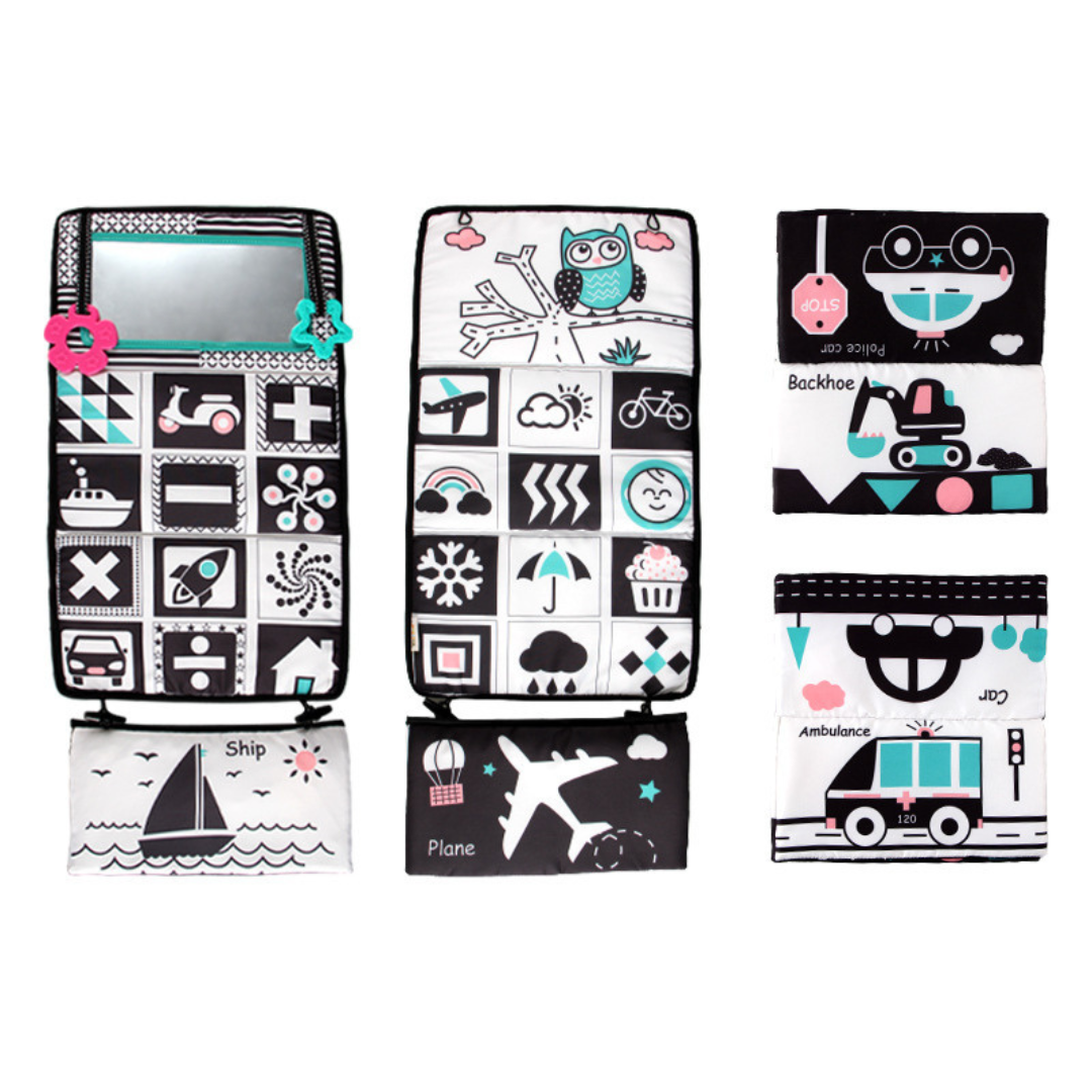 SensoriPlay™ – Sensorisch Speelkussen voor Onderweg & Thuis