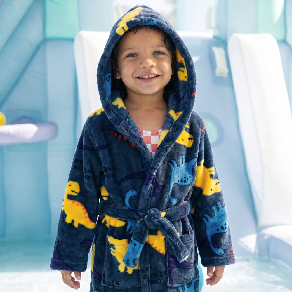 BadMaatje – Kinderbadjas met Capuchon en Speelse Prints