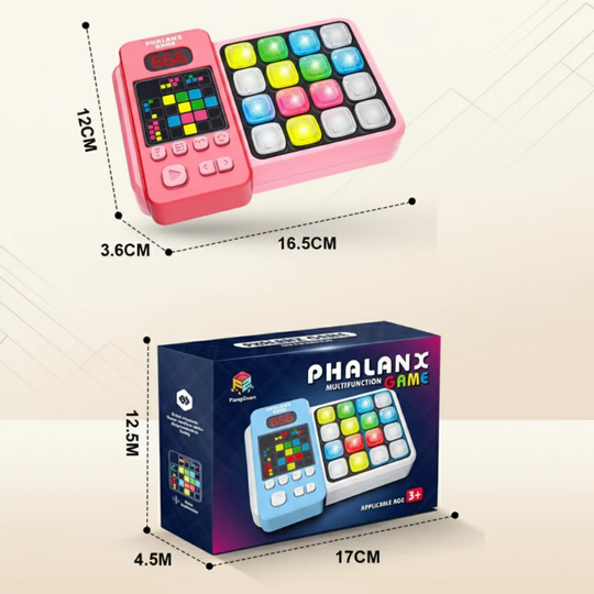 RhythmRush™ – Spelenderwijs & Ritmisch – Stressverlichtend Spelconsole