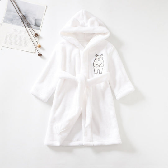 CozyNest – Warme Kinderbadjas met Capuchon