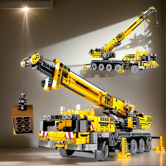 MegaCrane™ – 1005-delige Mechanische Kraan Bouwset