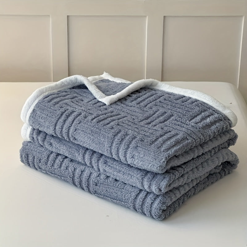 GeoSherpa™ – Omkeerbare Sherpa Deken – Verdikte Taffeta Plaid