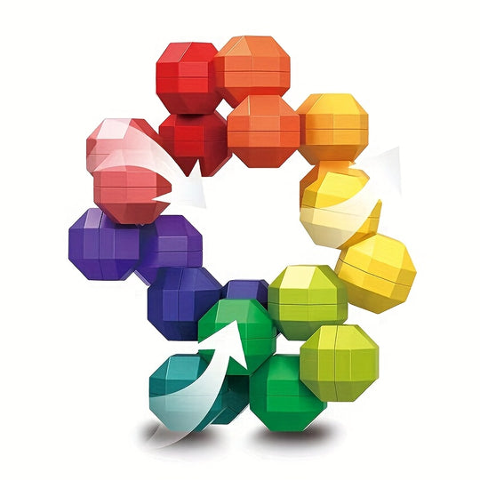 ShapeShift™ – Magic Cube 3D Puzzel – Educatief DIY Vormenspel