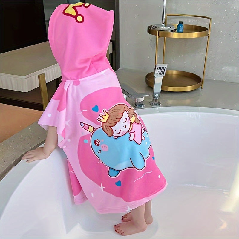 BathBuddy™ – Ultra-Zachte Microvezel Badcape met Capuchon voor Kids