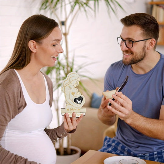 HeartPrint™ – Houten Baby Echo Fotolijst