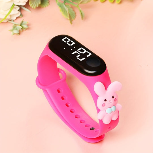 CuteTime™ – LED Digitaal Kinderhorloge – Cartoon Siliconen Band