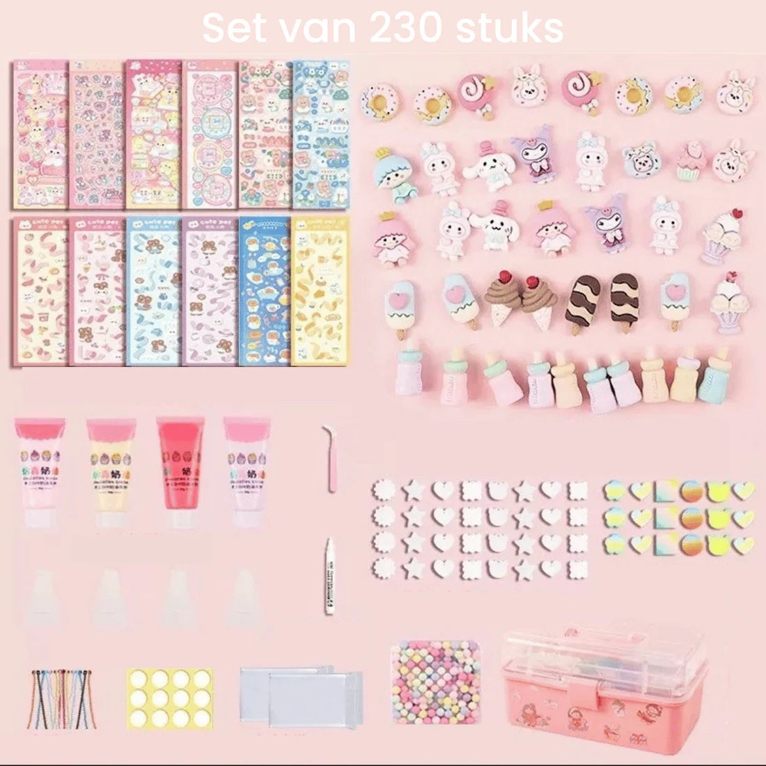 FunStickers™ – DIY Cartoon Stickerset – Creatief & Schattig