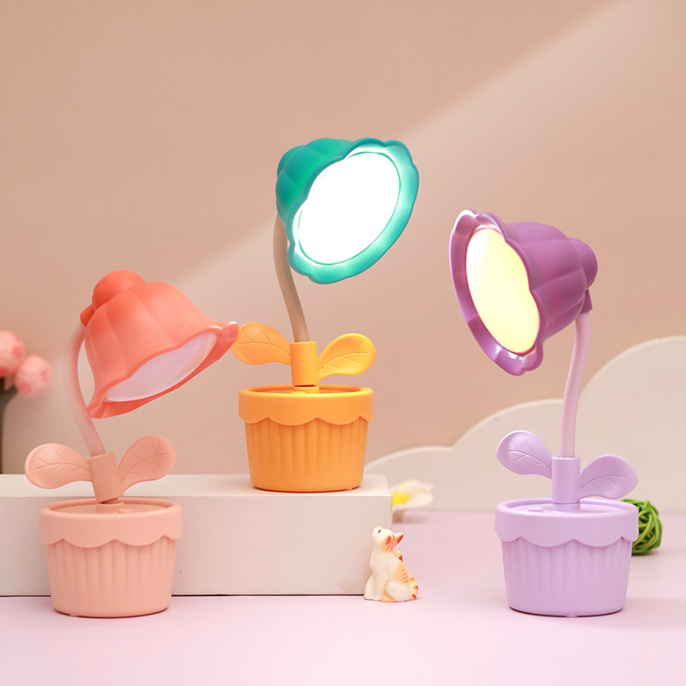 SnailGlow – LED Bureaulamp met Pennenhouder