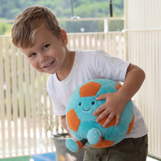 SportySmiles – Grappige Knuffel met Gezichtje