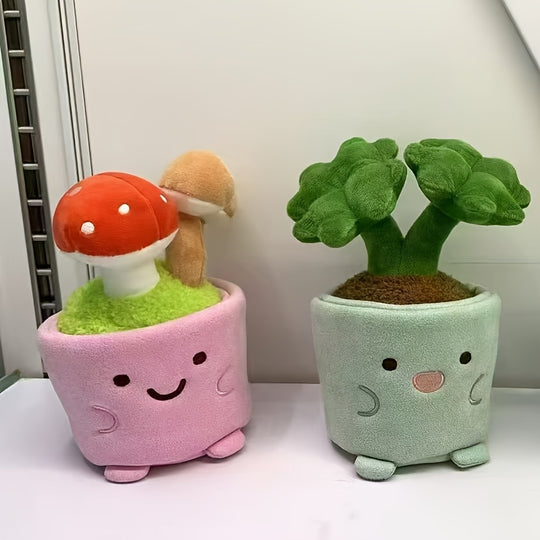 PlantPals™ – 2-in-1 Schattige Pluche Plantenpoppen