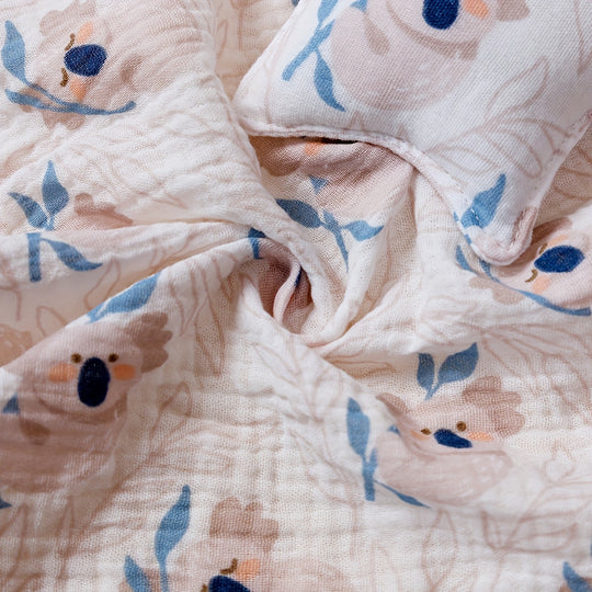 MusiLuxe™ – Muslin Baby Spuugdoekjes met Schattige Prints