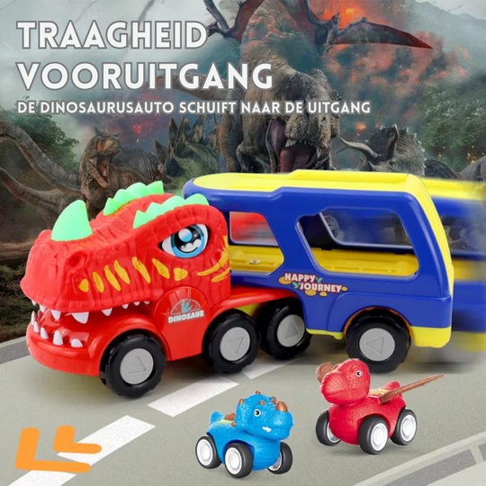 Rexpress – 5-in-1 Dinosaurus Vrachtwagen Speelset