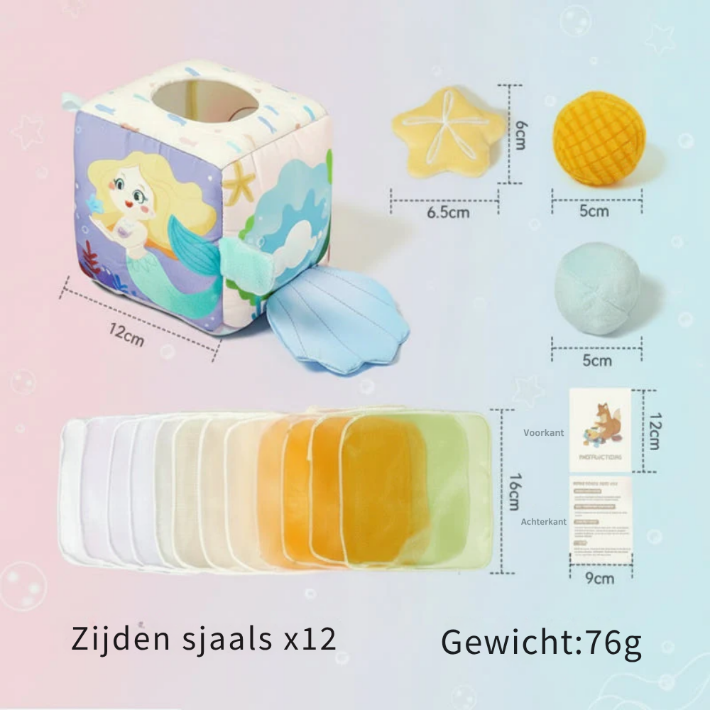 SoftBloom – Sensorisch Babyspeelgoed met Bijtring