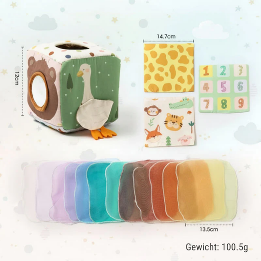 SoftBloom – Sensorisch Babyspeelgoed met Bijtring