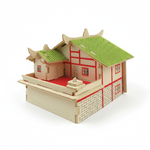 HiddenHouse – 3D Houten Bouwpuzzel Huis