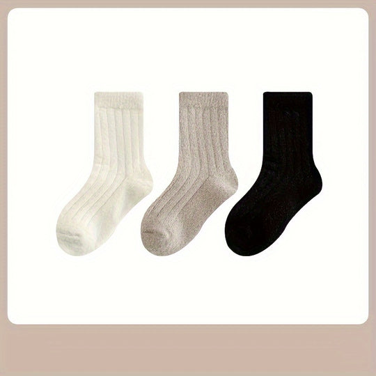 FleeceCozy™ – 3-Pack Kinder Fleece Sokken – Warme Dikke Sokken