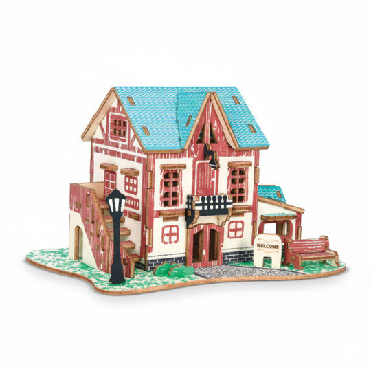 StarrySkyHotel – 3D Houten Bouwpuzzel Hotel