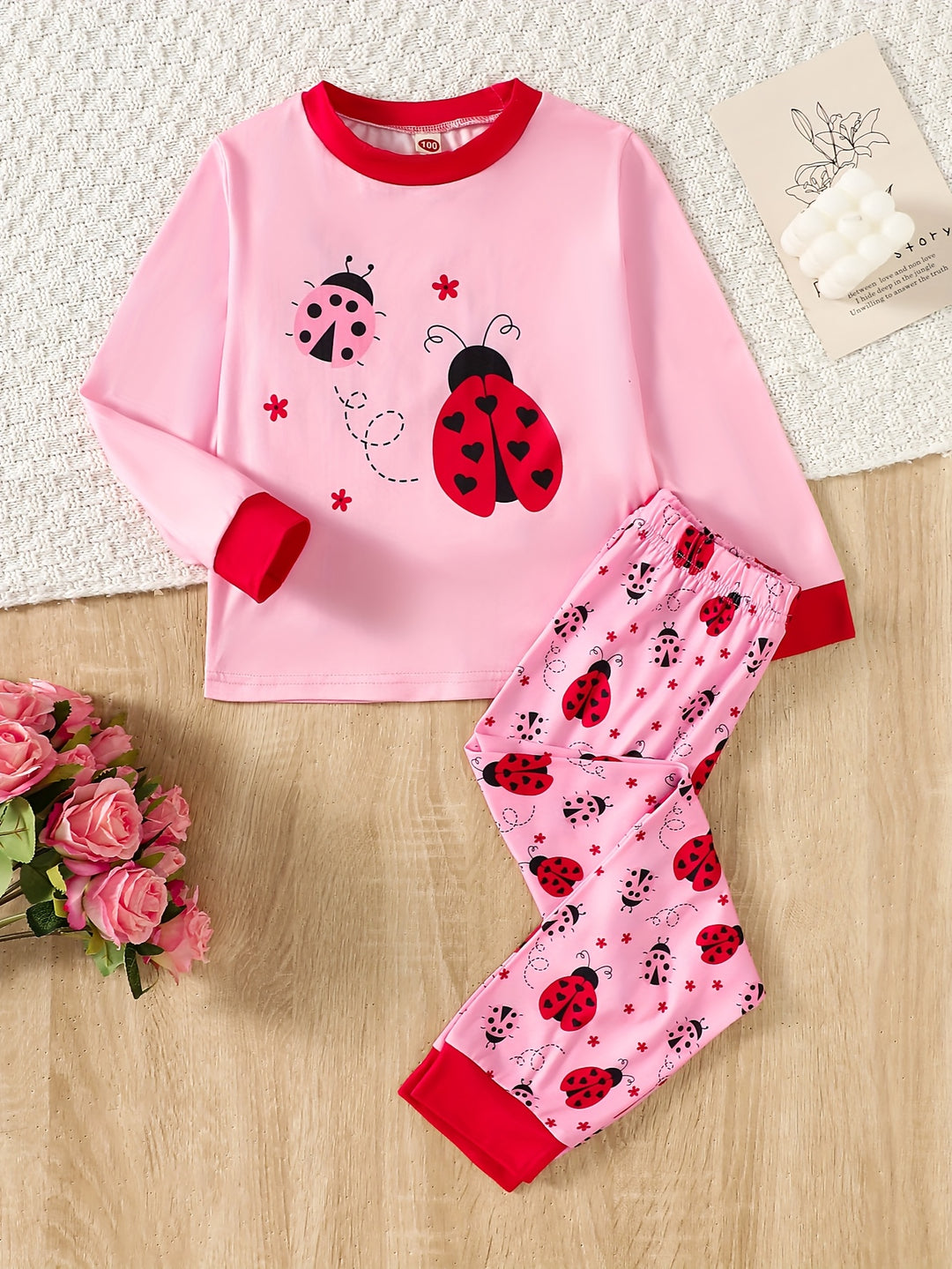 LadyBugDreams™ – Meisjes Lieveheersbeestje Pyjama