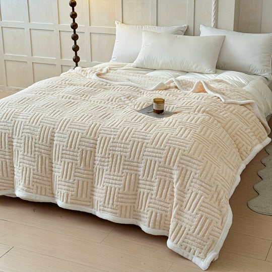 GeoSherpa™ – Omkeerbare Sherpa Deken – Verdikte Taffeta Plaid