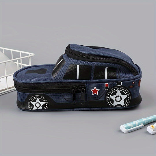 CarCase™ – Auto-vormige Pennenzak met Dubbele Laag