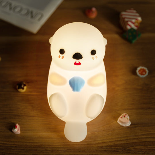 OtterGlow™ – Squishy LED Nachtlampje – Schattig & Eco-Vriendelijk