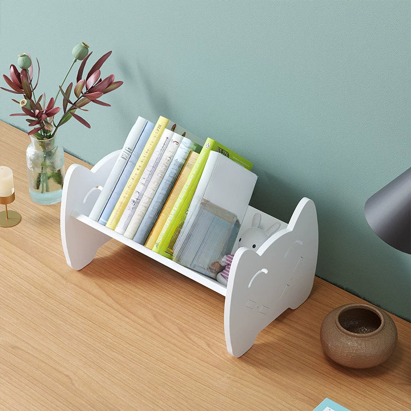 MiniShelf™ Kinder Boekenrek – Verplaatsbare Bureaublad Boekenplank voor Studieboeken & Voorleesboeken