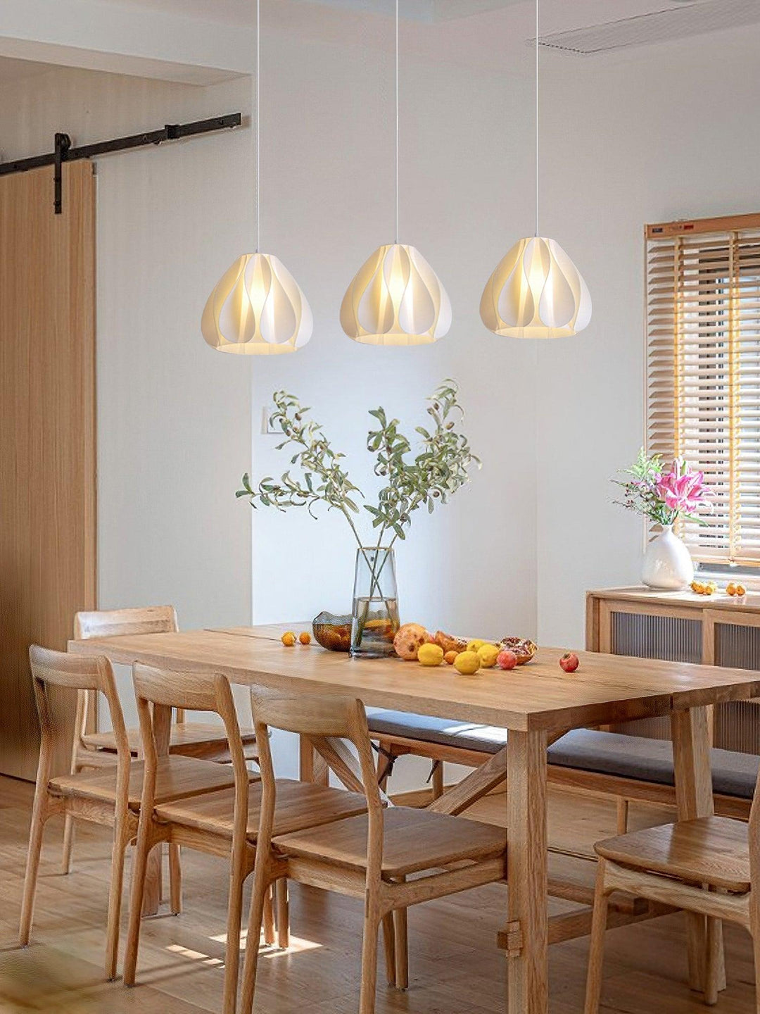 Hanglamp babykamer met warme gloed