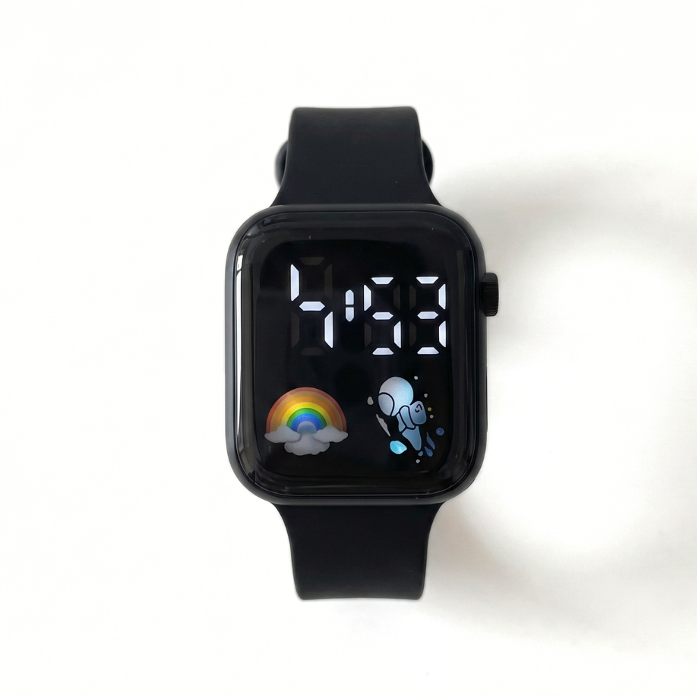AstroGlow – Astronaut LED Horloge met Siliconen Band