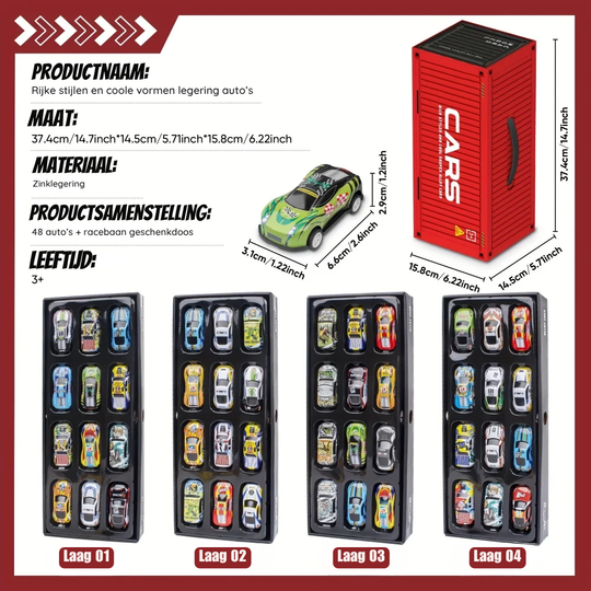 TurboRacers – 48-delige Race Auto Set