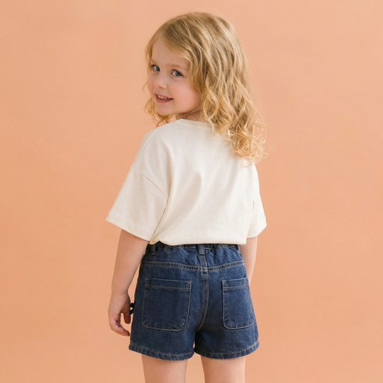 Kajsa – Strik Denim Broekjes