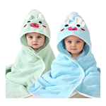 CuddleCape™ – 2-Pack Baby Badcape met Dierprint
