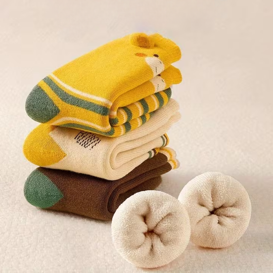 GiraffeCozy™ – Kindersokken – Warme Mid-Calf Sokken