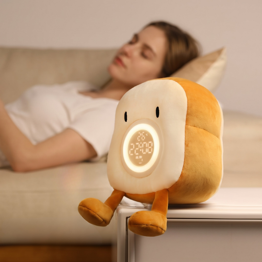 ToastGlow – Kinderwekker met Nachtlampje
