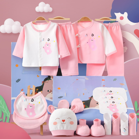 PuppyNest – Luxe Baby Cadeauset van Katoen