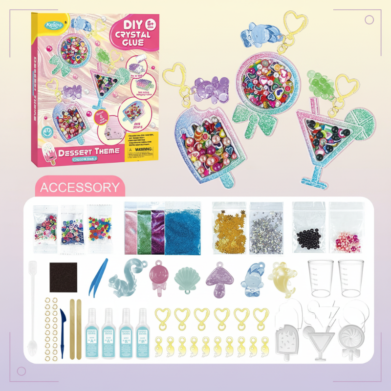 Fonkel glitter en kraaltjes decoraties - Milo & Moon