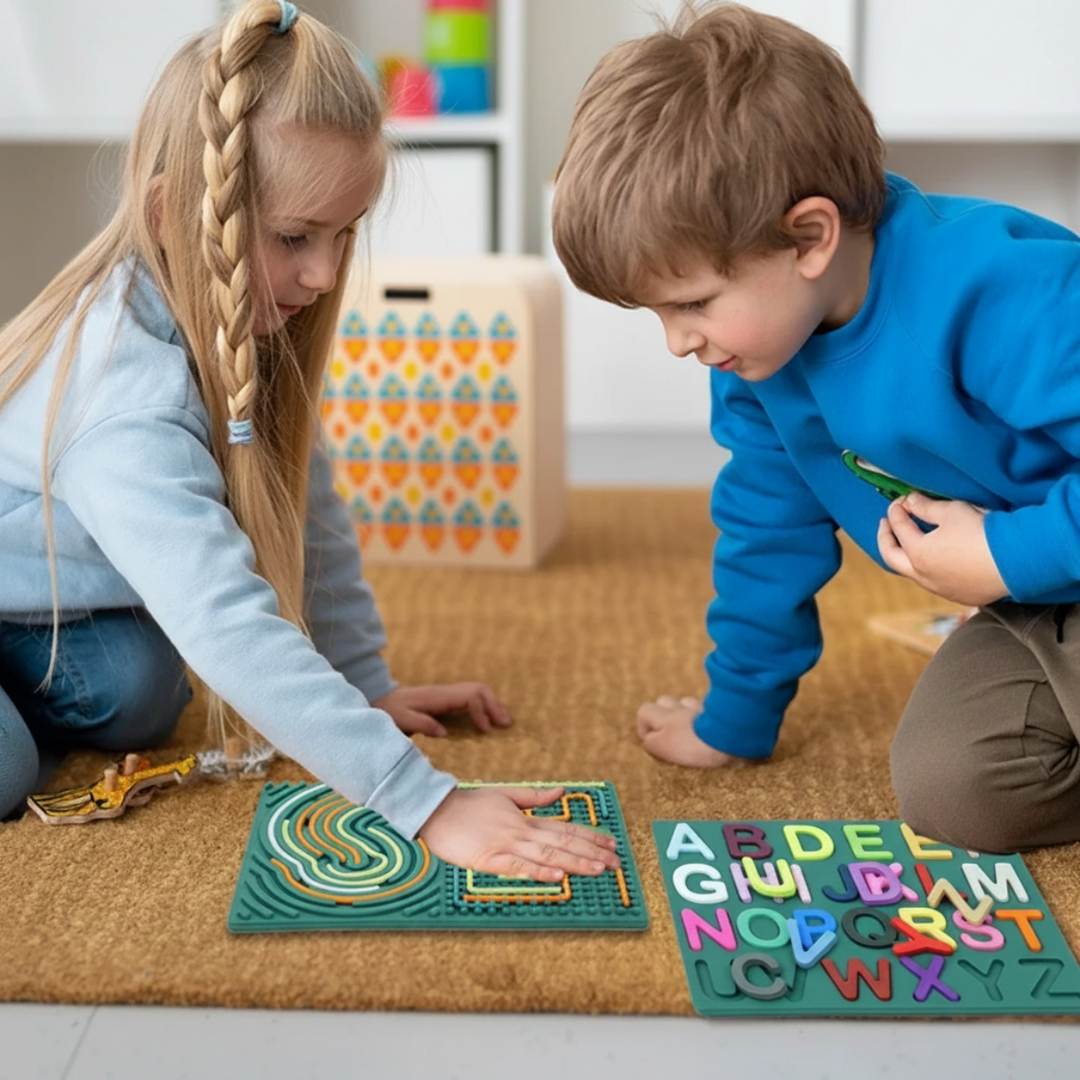 Letterpret activiteitenbord letters leren - Milo & Moon