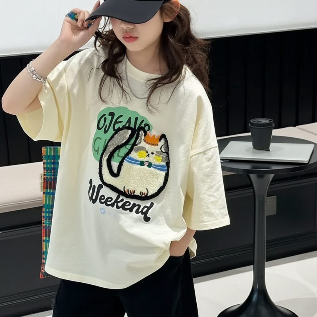 Katoon oversized T-shirt draagcomfort - Milo & Moon