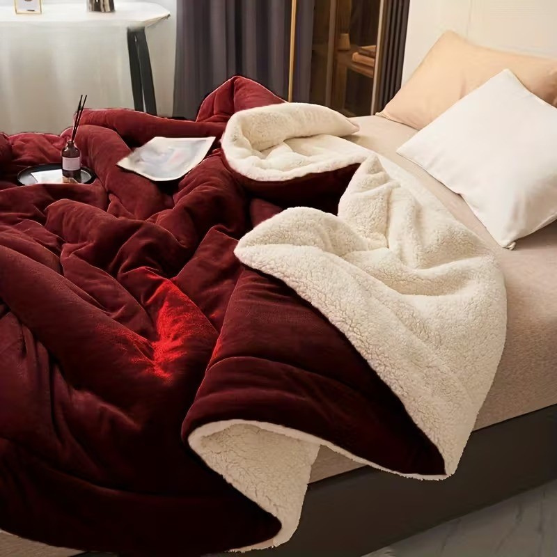 VelourNest™ – Dubbelzijdige Milk Fleece Deken